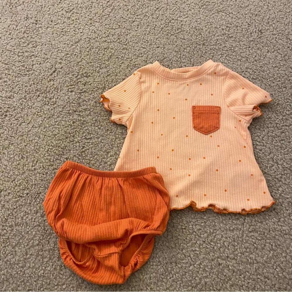 Orange Baby Set